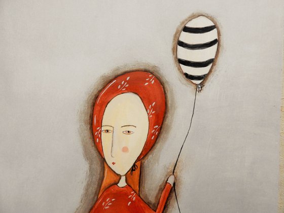 The girl and the balloon