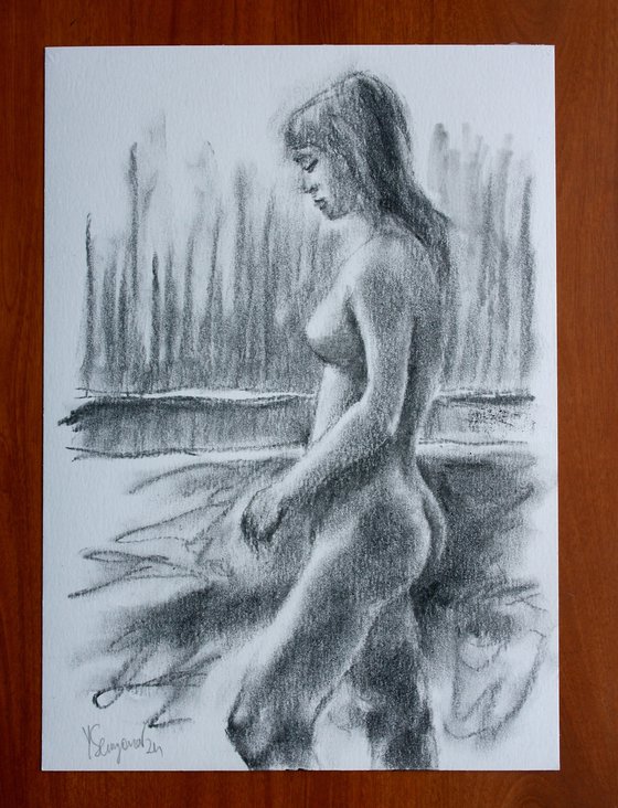 Near The River FF 54 Charcoal