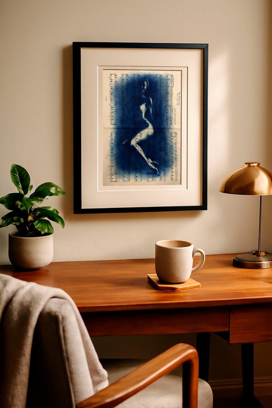 Muse №2 - Cyanotype Female Nude