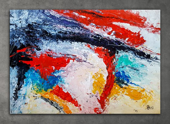 Animo N-1 (XXL) Abstract Expressionism style painting