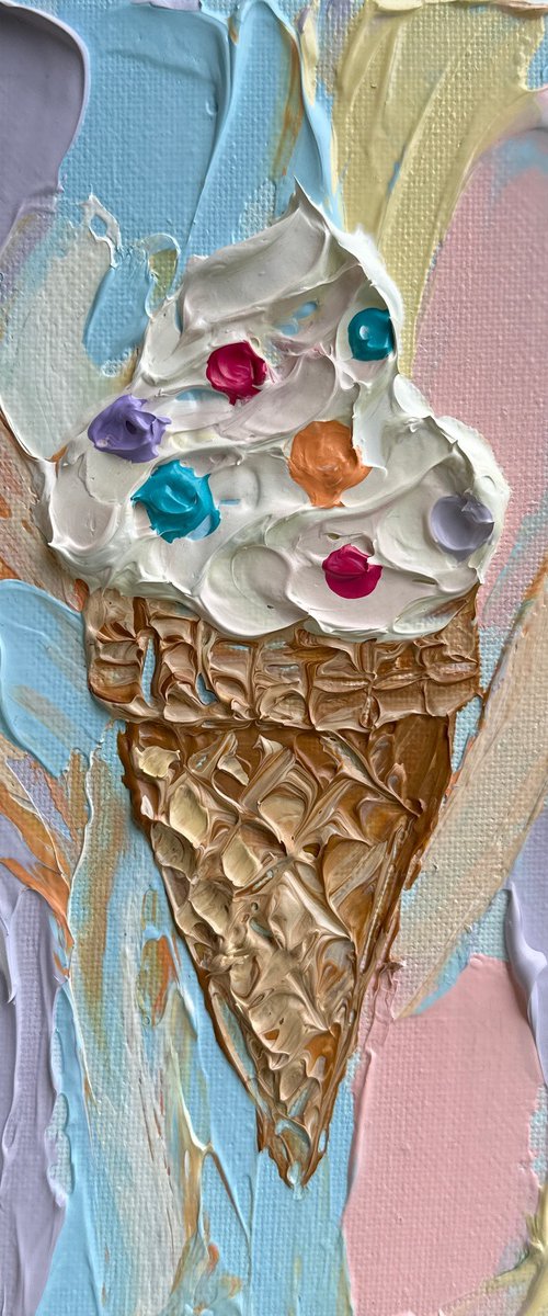 Ice cream cone by Guzaliya Xavier