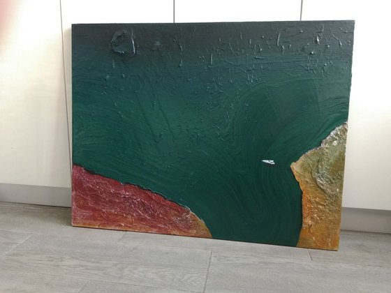 "The sea" diptych