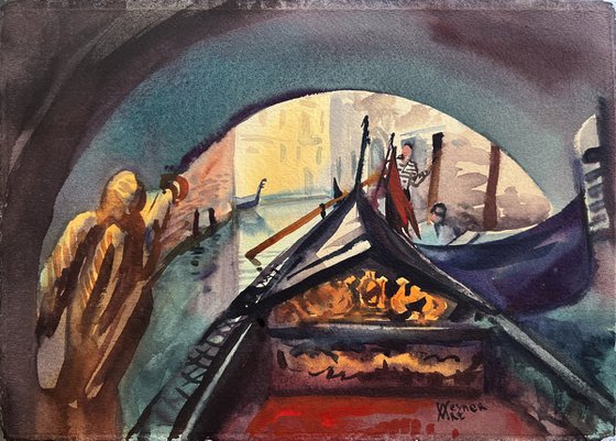 Under the Venice Bridge