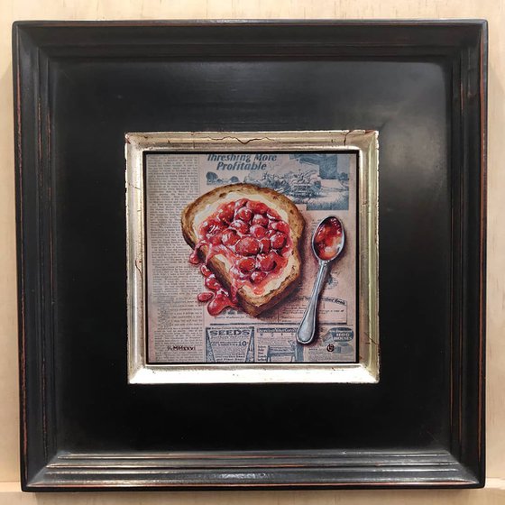 Cherry Jam Toast