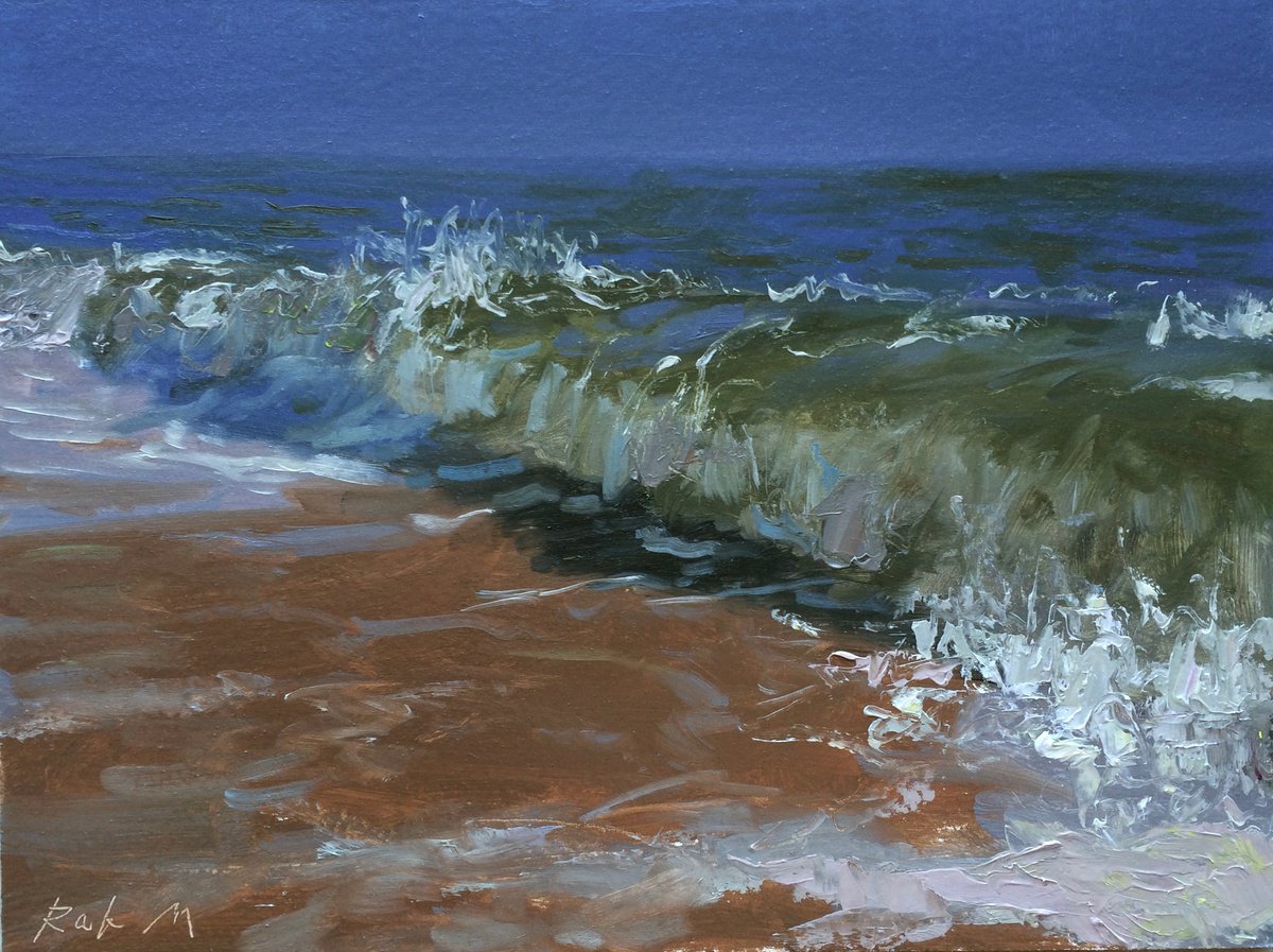 Warm Waves By Michael Rak, 9 X 7, Artwork For Sale On Artfinder