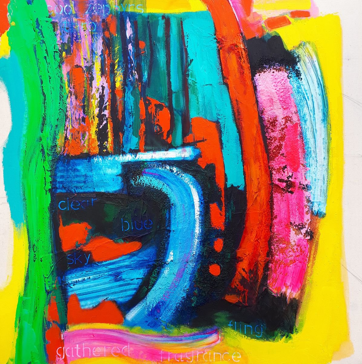  Fling By Frank Barnes, 30 X 30, Artwork For Sale On Artfinder