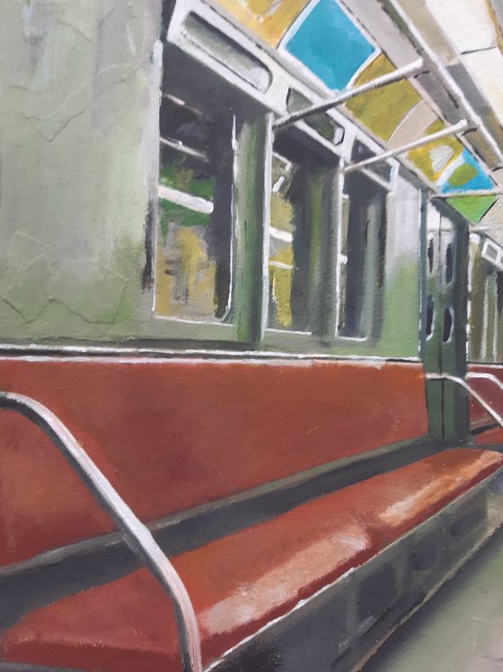 Retro Subway Car, New York City