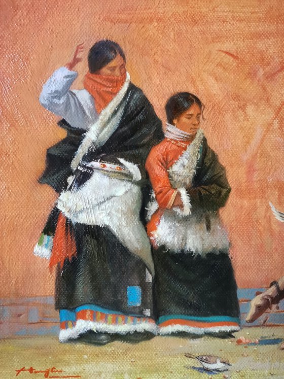 OIL PAINTING - Ethnic minorities in China