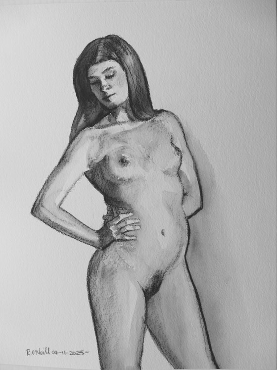 female nude study