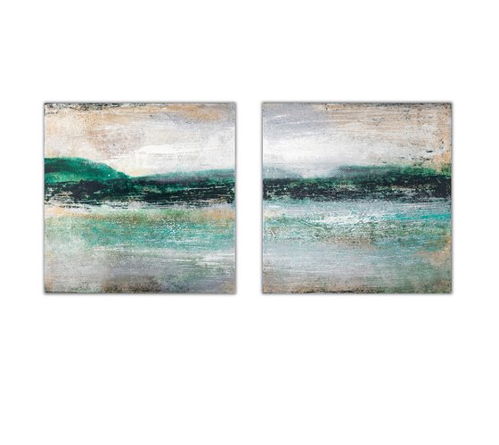 Diptych No. 22-44 & No. 22-45 (180 x 90 cm)