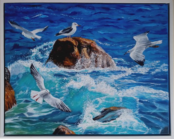 Waves and Seagulls