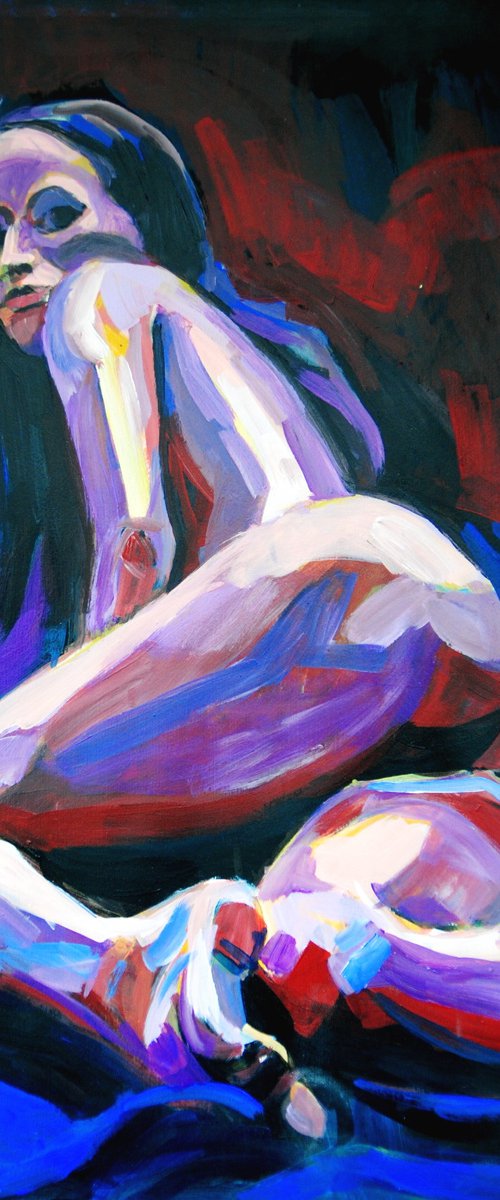 Nude #190 / 50 x 36 cm by Alexandra Djokic