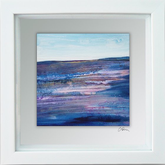 Framed ready to hang original abstract - abstract landscape #22