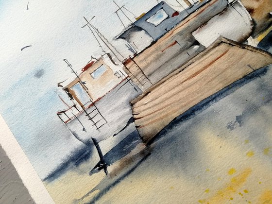 Boat painting