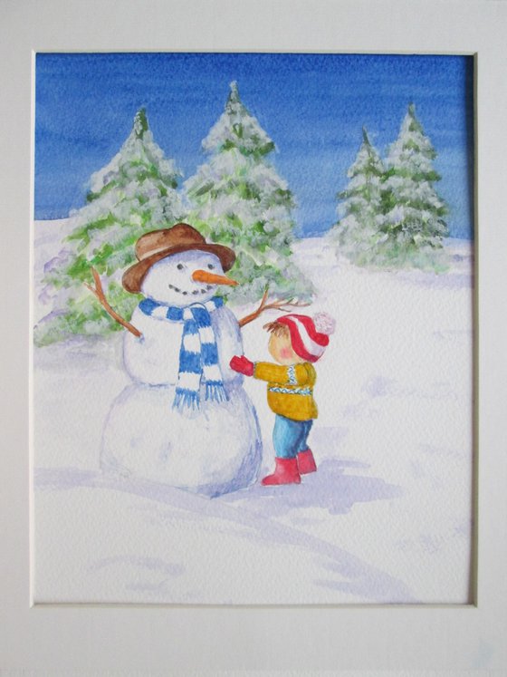 Snowman and me
