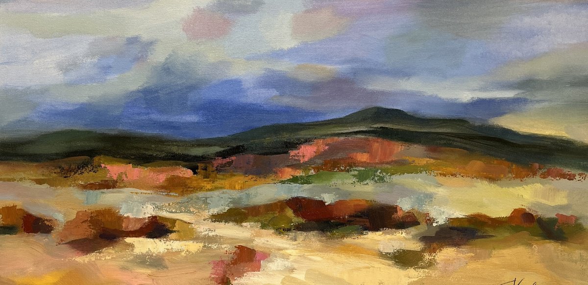  Desert Hills By Silvia Vassileva, 36 X 18, Artwork For Sale On Artfinder