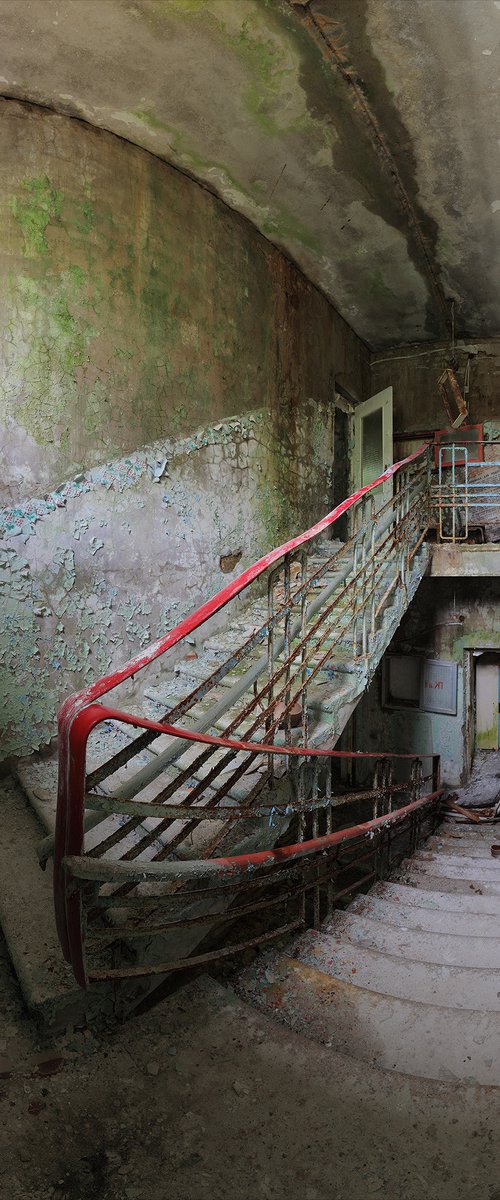 #87. Pripyat Kindergarten Staircase 2 - XL size by Stanislav Vederskyi