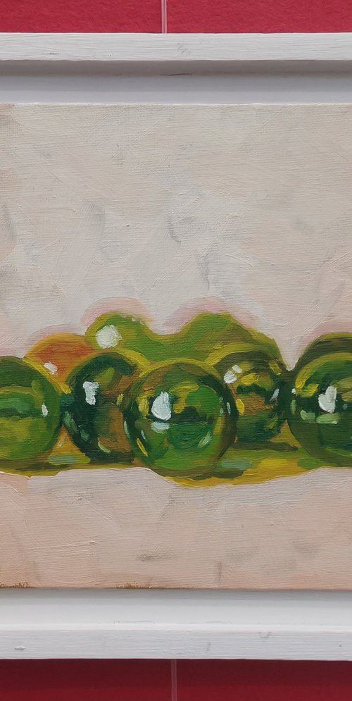 Green Marbles by Paul Nash