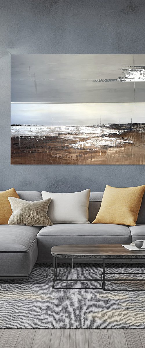 Traces of Dawn landscape by Tatiana Malinovscaia