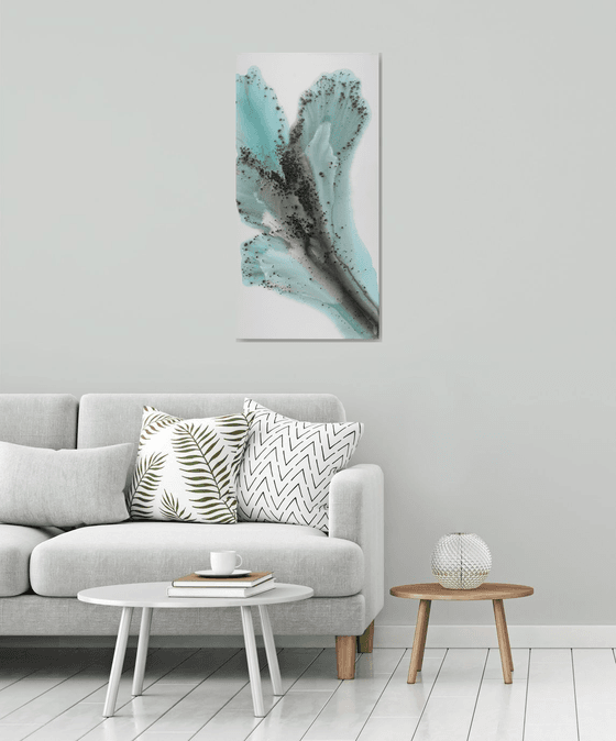 Nature 282— Abstract Organic Teal