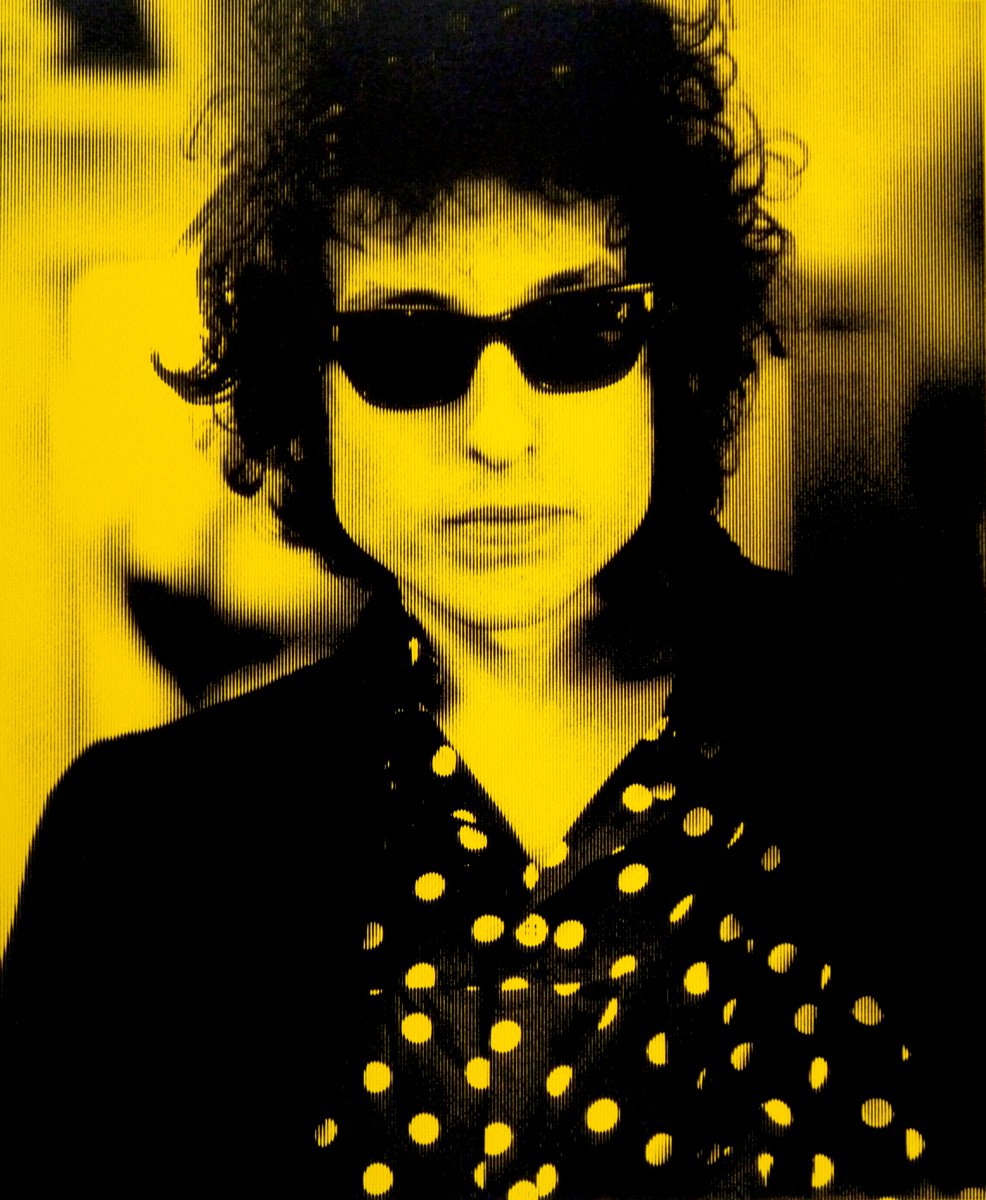 Bob Dylan-Yellow by David Studwell