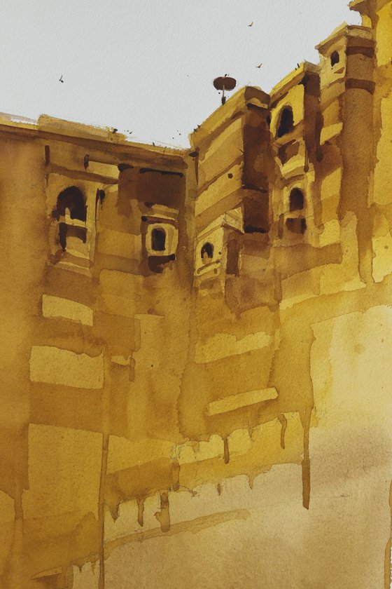 Sunshine yellows, historic heights