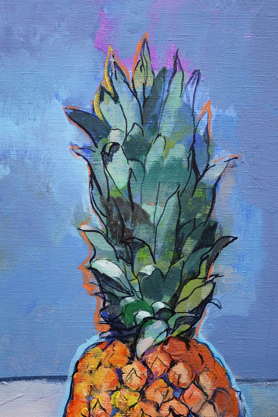 Pineapple with onion