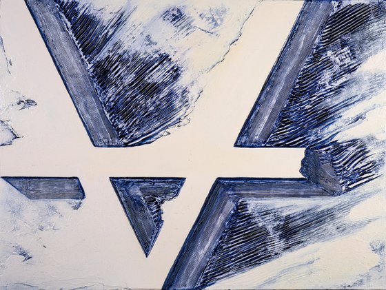 "Universal Quantifier" 3D Painting 102x76 cm
