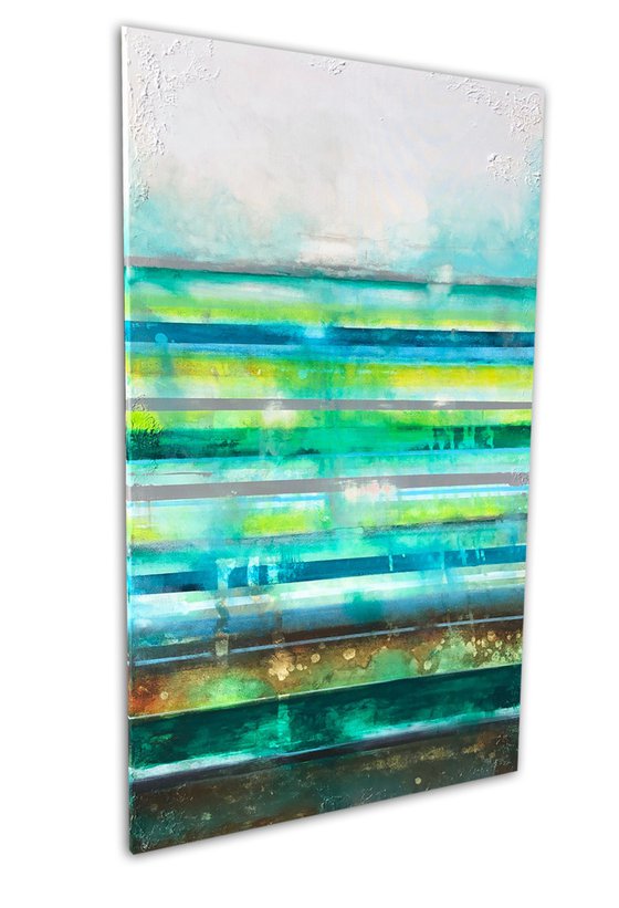 diversified stripes  (120 x 70 cm) Dee Brown