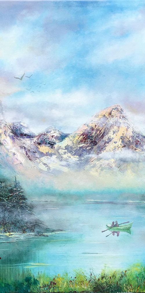 Morning in mountains by Nino Ponditerra
