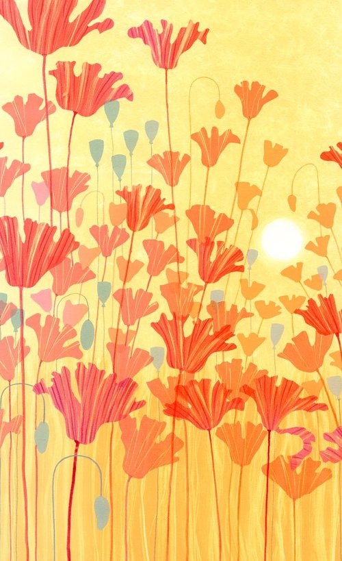 Dancing Poppies by Rebecca Vincent