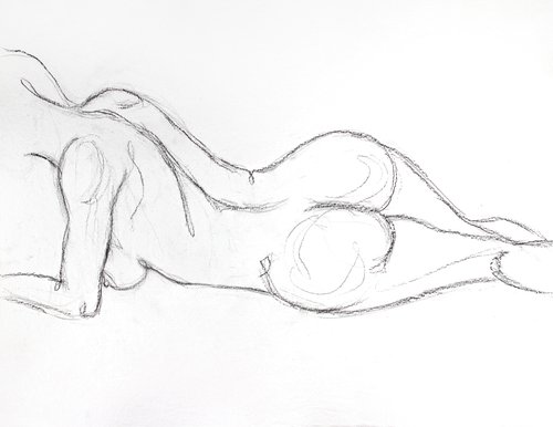 Figure Sketch No. 9 by Elizabeth Becker