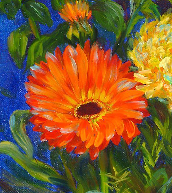Blue Garden Bouquet