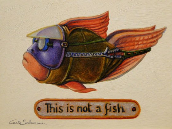 THIS IS NOT A FISH ( The biker )