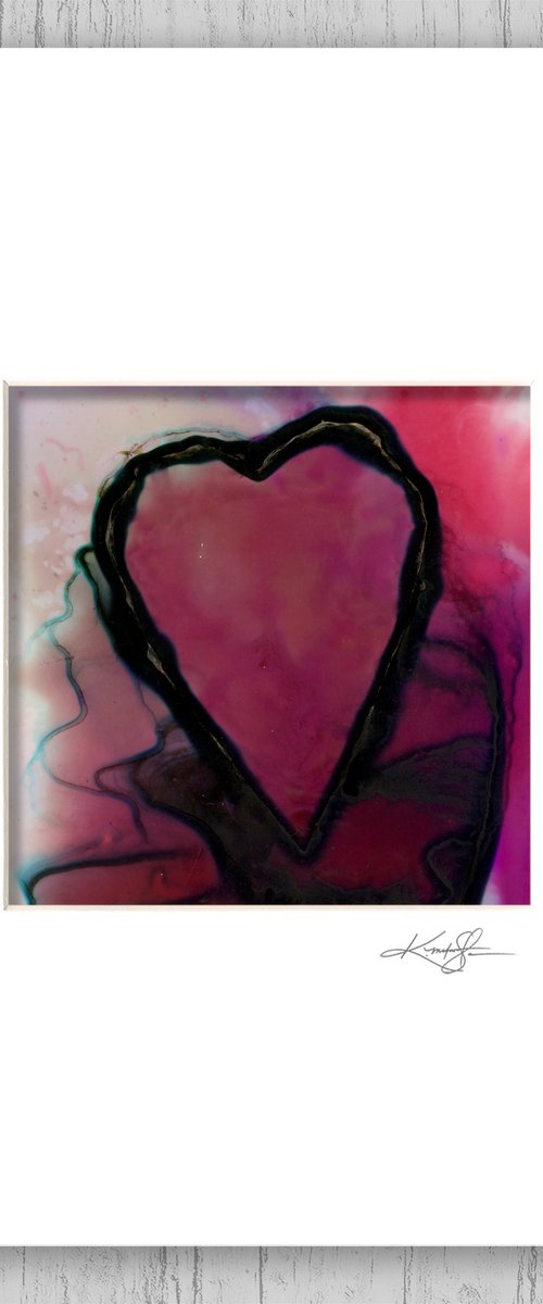 Magical Heart 900 - Mixed Media Painting by Kathy Morton Stanion by Kathy Morton Stanion
