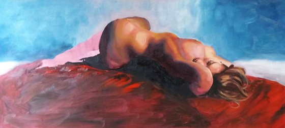 The Lucid Dream- Female Nude Study in repose