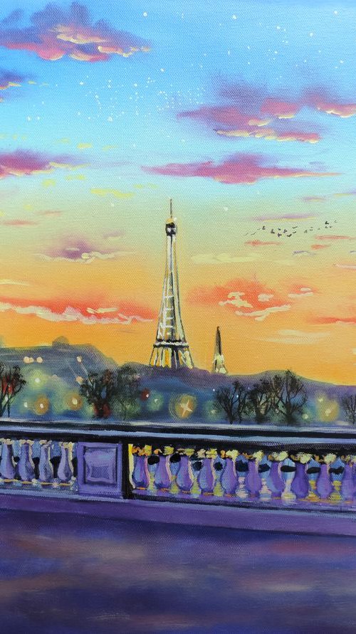Paris lights by Gordon Bruce