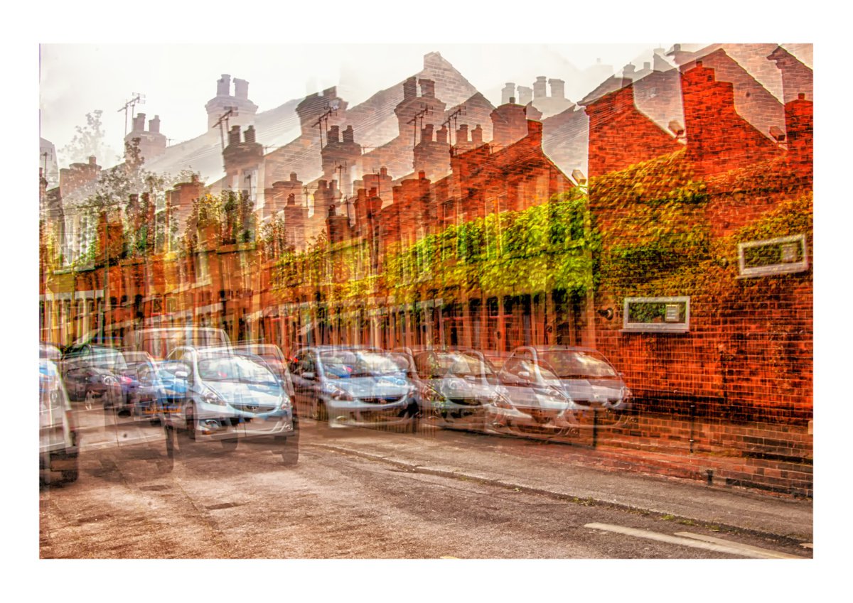 Inner City Streets 5. Abstract street scene. Limited Edition Photography Print #1/15 by Graham Briggs