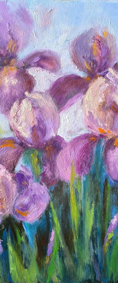 Irises by Svetlana Grishkovec-Kiisky