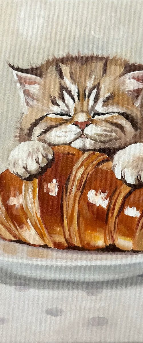 Sleeping on a Croissant by VICTO