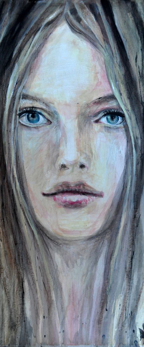 Eyes in Blue by Alex Solodov