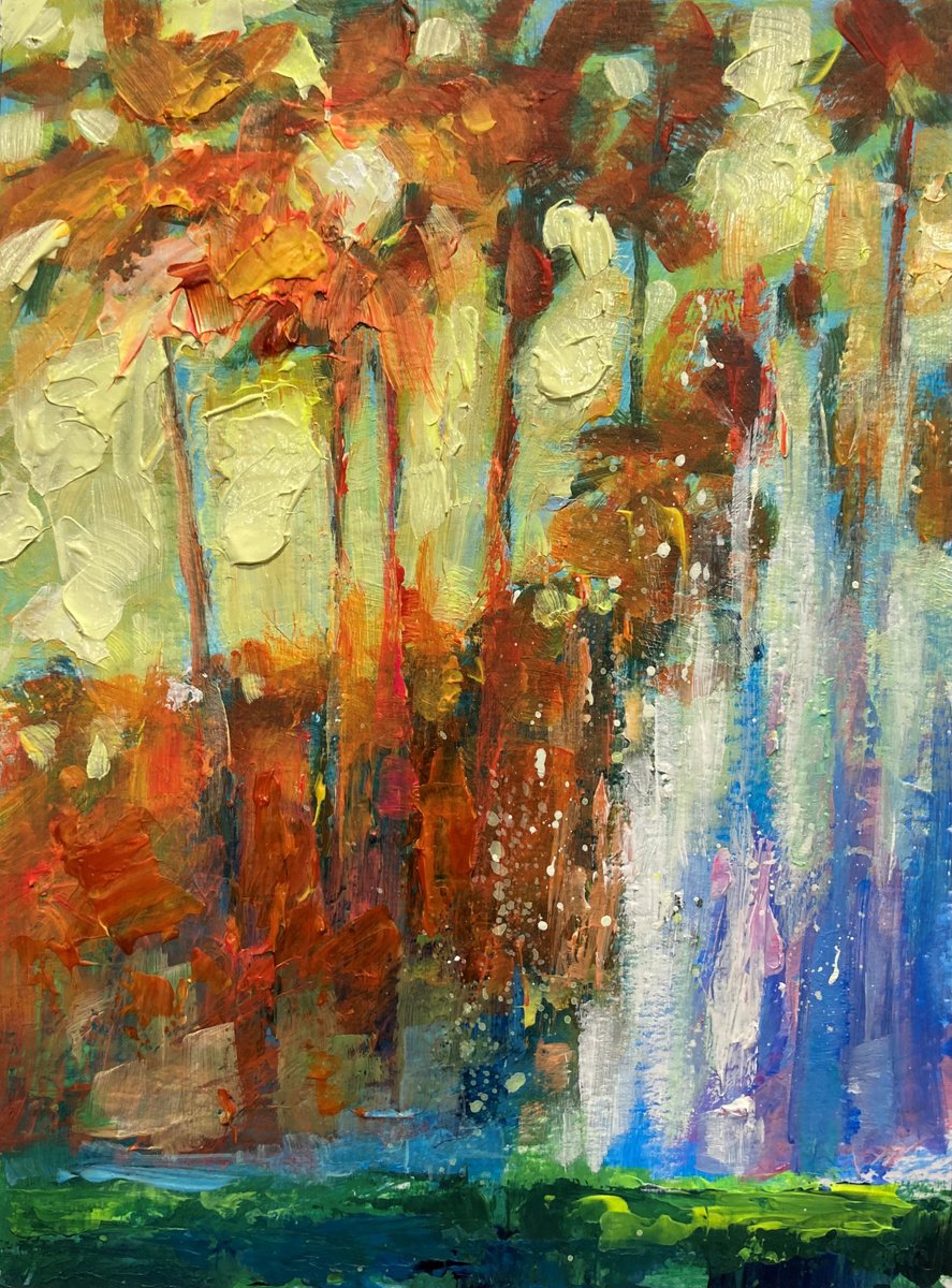  Hotel Fountain, Orlando, Florida By Jimmy Leslie, 5 X 6, Artwork For Sale On Artfinder