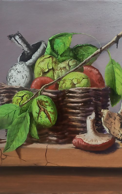 Still life - mushrooms by Arayik Muradyan