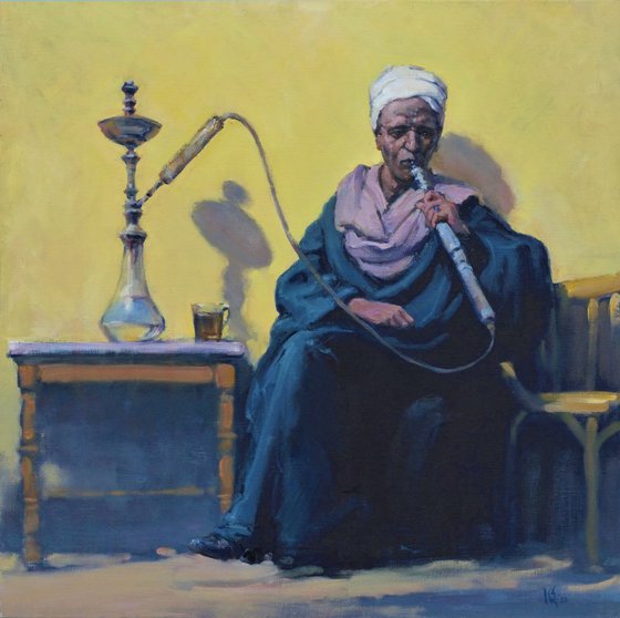 Hookah Smoker. Cairo