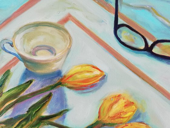 Tulips and Glasses
