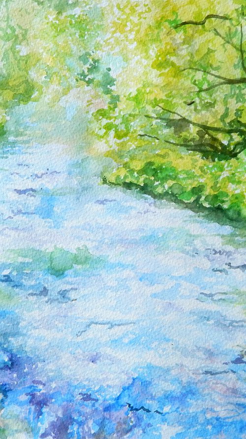 Dovedale Stream by Richard Freer