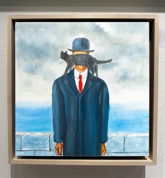 The Feline Enigma: A Magritte-esque Reverie