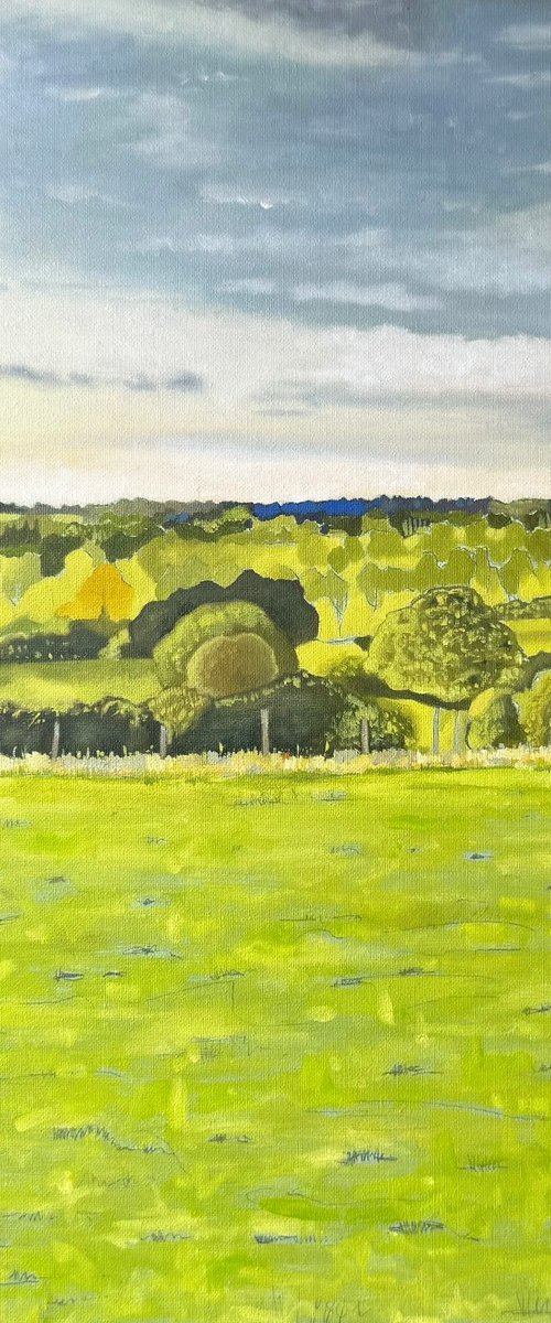 Suffolk Summer Landscape by Jem Gooding