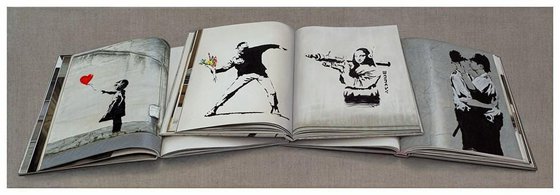 Banksy Open Books Print
