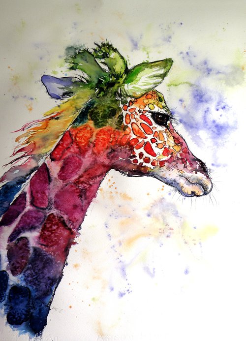 Funny giraffe by Kovács Anna Brigitta